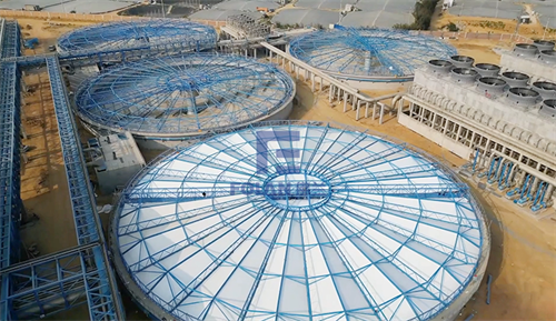 萬(wàn)平工程，福建某污水池加蓋工程成功竣工